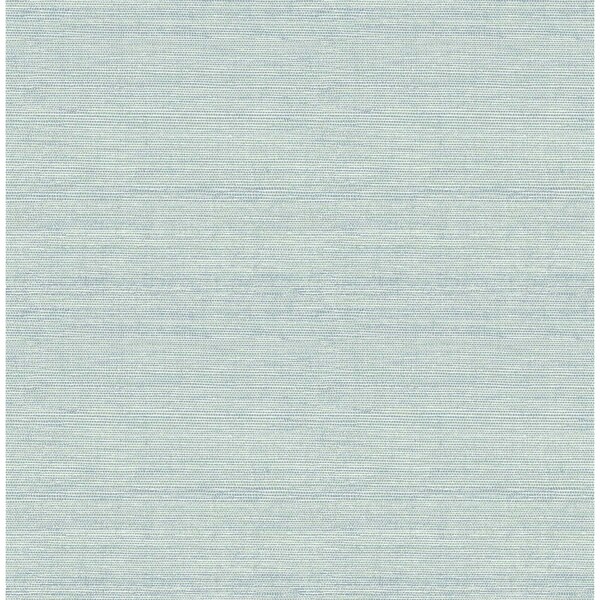 Manhattan Comfort Libourne Agave Aqua Faux Grasscloth 33 ft L X 205 in W Wallpaper BR4080-24282 - main